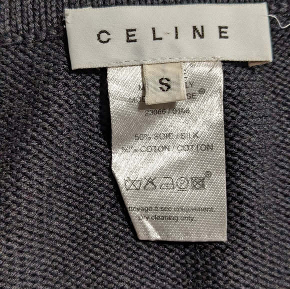 CELINE Knitwear Silk Crop Top - Picture 3 of 3